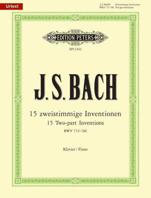 15 Two-Part Inventions BWV 772-786