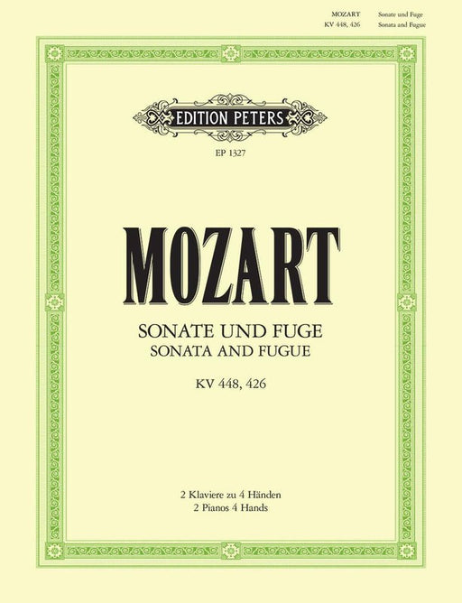 MOZART Sonata K. 448 D And Fugue K. 426 C Min