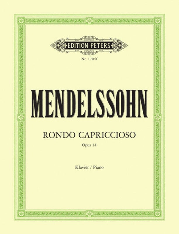 MENDELSSOHN Rondo Capriccioso Op. 14