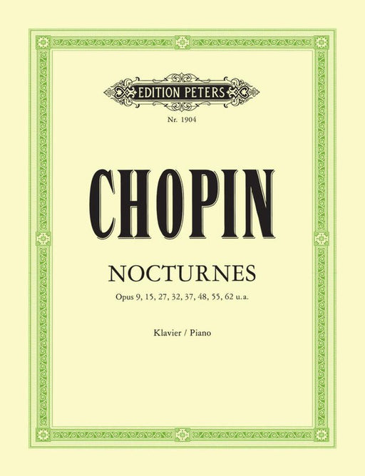 Chopin Nocturnes Edition Peters