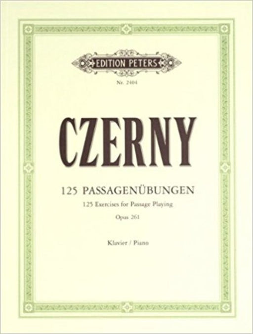 125 Exercises for Passage Playing Op. 261
