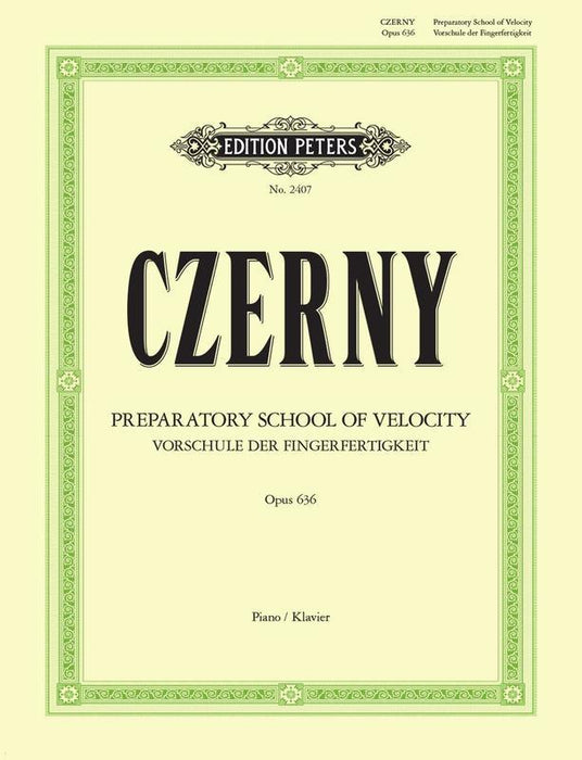 CZERNY Preparatory School of Velocity Op. 636
