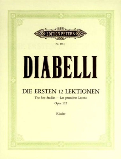 DIABELLI The First Studies Op. 125