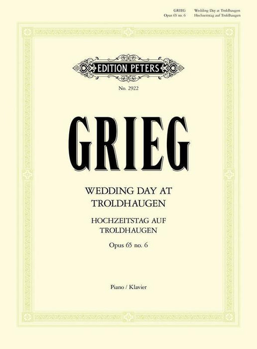 GRIEG Wedding Day At Troldhaugen Op. 65 No. 6