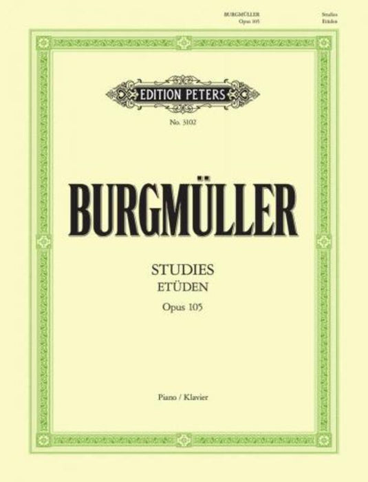 BURGMULLER 12 Brilliant & Melodious Studies Op. 105