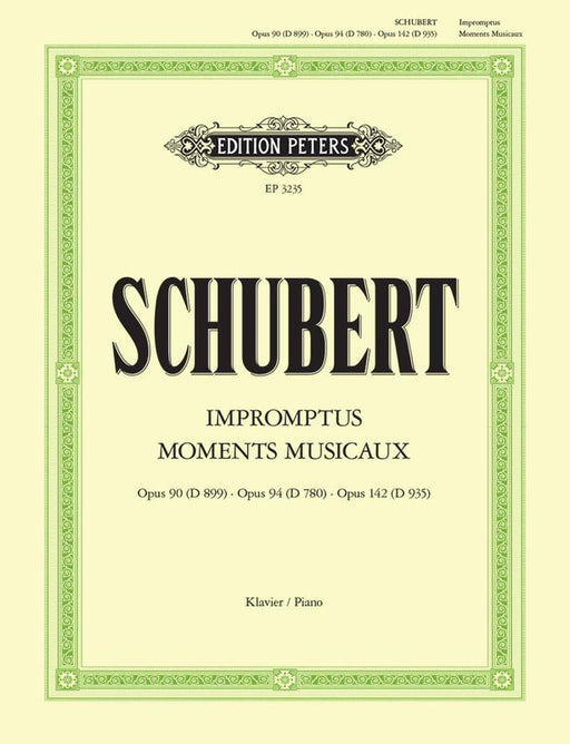 SCHUBERT Impromptus & Moments Musicaux
