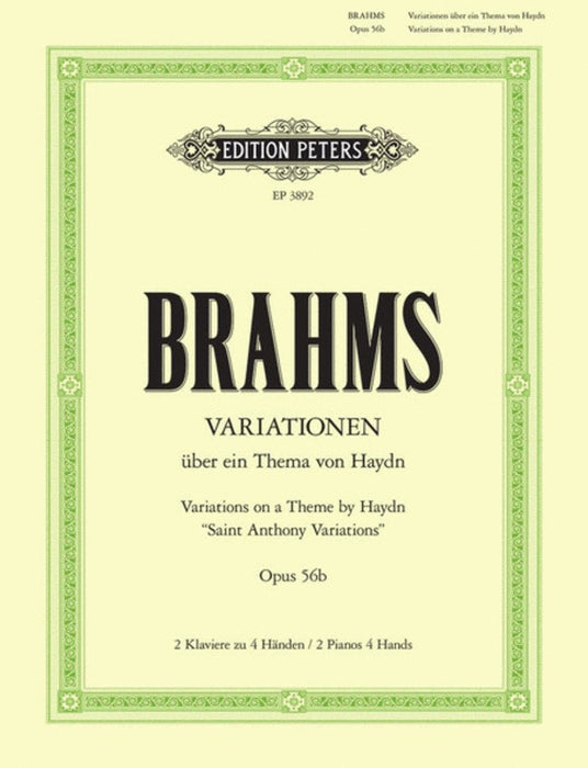 BRAHMS Variations on a Theme of Haydn Op. 56B
