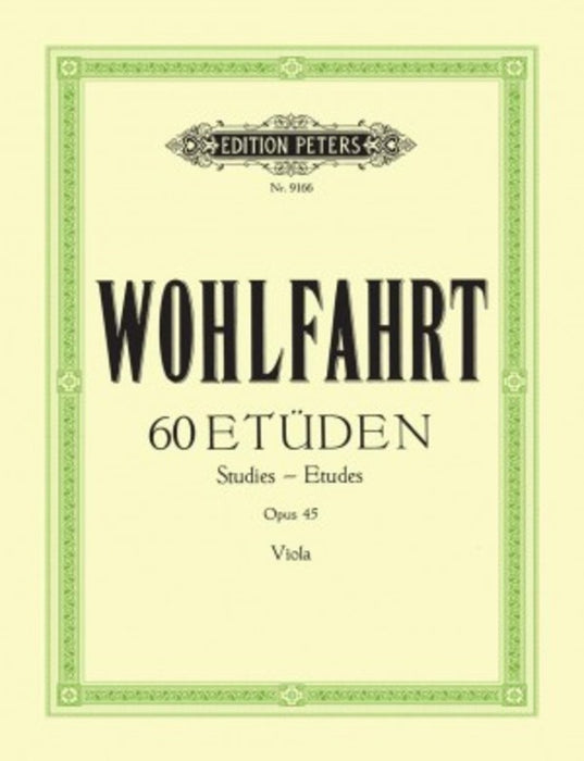 Wohlfahrt - 60 Studies OP45 Viola