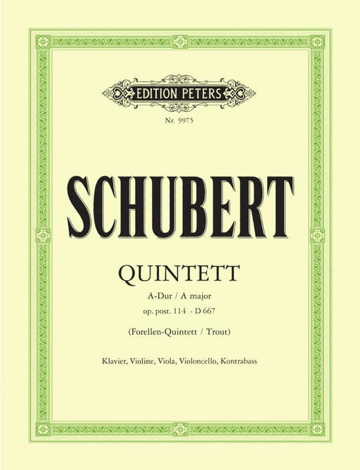 Quintet in A 'Trout' Op. 114 D667