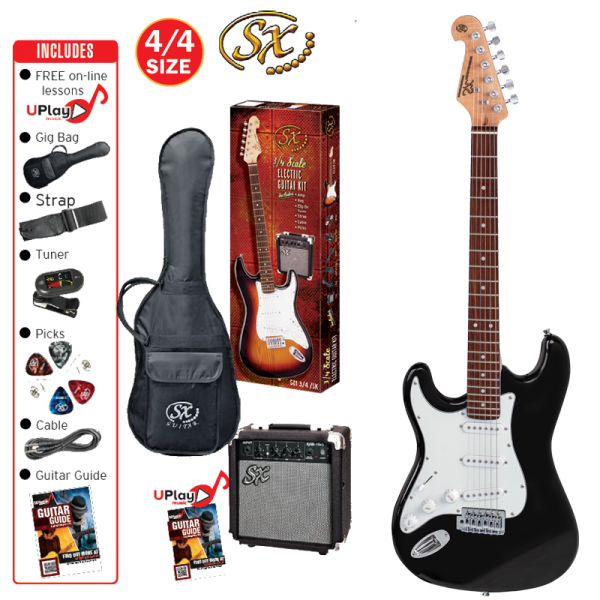 SX Electric Guitar & Amp Pack Left Handed 4/4