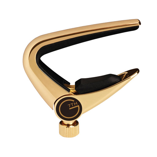 G7 Newport 6 String Capo for Steel String Guitars 18kt Gold Plated