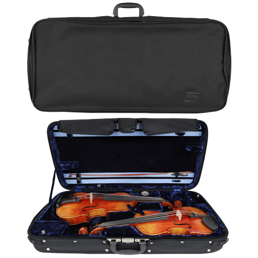 GEWA Concerto Double Case for 1 Violin 1 Viola