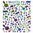 Music Stickers - 'Rainbow Notes'