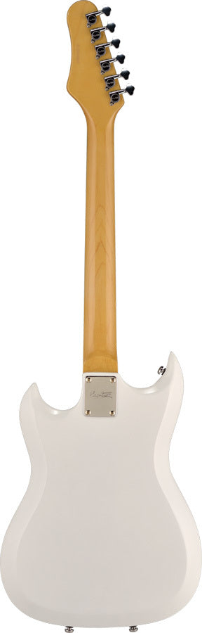 Hagstrom H-II Retroscape Guitar in White Gloss