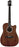 Hagstrom Mora II Series Dreadnought Guitar Natural Pickup