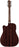Hagstrom Orsa Series Dreadnought Guitar Natural Pickup