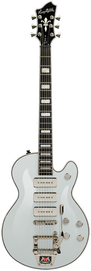 Hagstrom Tremar Super Swede P90 Guitar in White Gloss