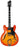 Hagstrom Viking Deluxe Semi-Hollow Guitar in Amber Sunburst
