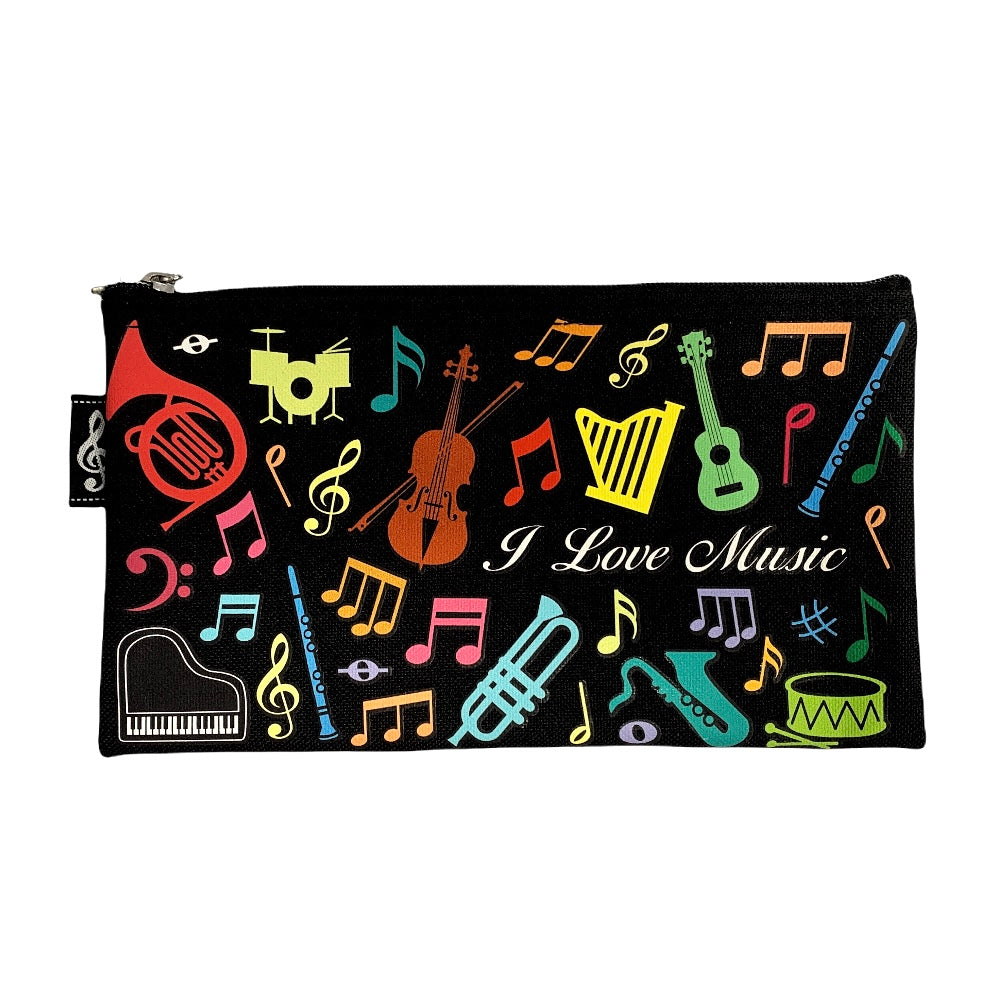 Rainbow Instrument Pencil Bag — Crescendo Music Perth, Australia