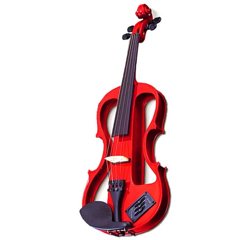 Carlo Giordano 4/4 Size Electric Violin Outfit EV202 Red