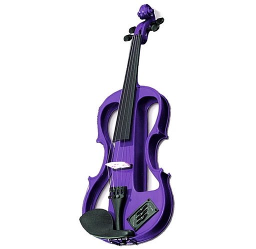 Carlo Giordano 4/4 Size Electric Violin Outfit EV202 Purple