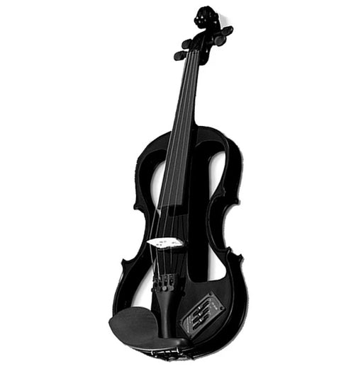 Carlo Giordano 4/4 Size Electric Violin Outfit EV202 Black