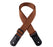QEP Ukulele Strap Nylon & Soft Leather Brown