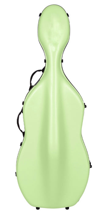Carlo Giordano Cello Fibreglass Case Lime Green