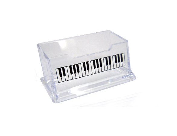 Music Name Card Display Stand Holder with Keyboard Design