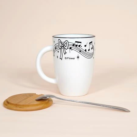 Music Mug Love Melody with Lid