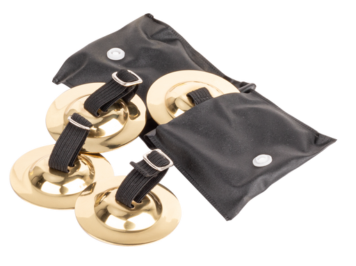 2 Inch Brass Finger Cymbals with Straps