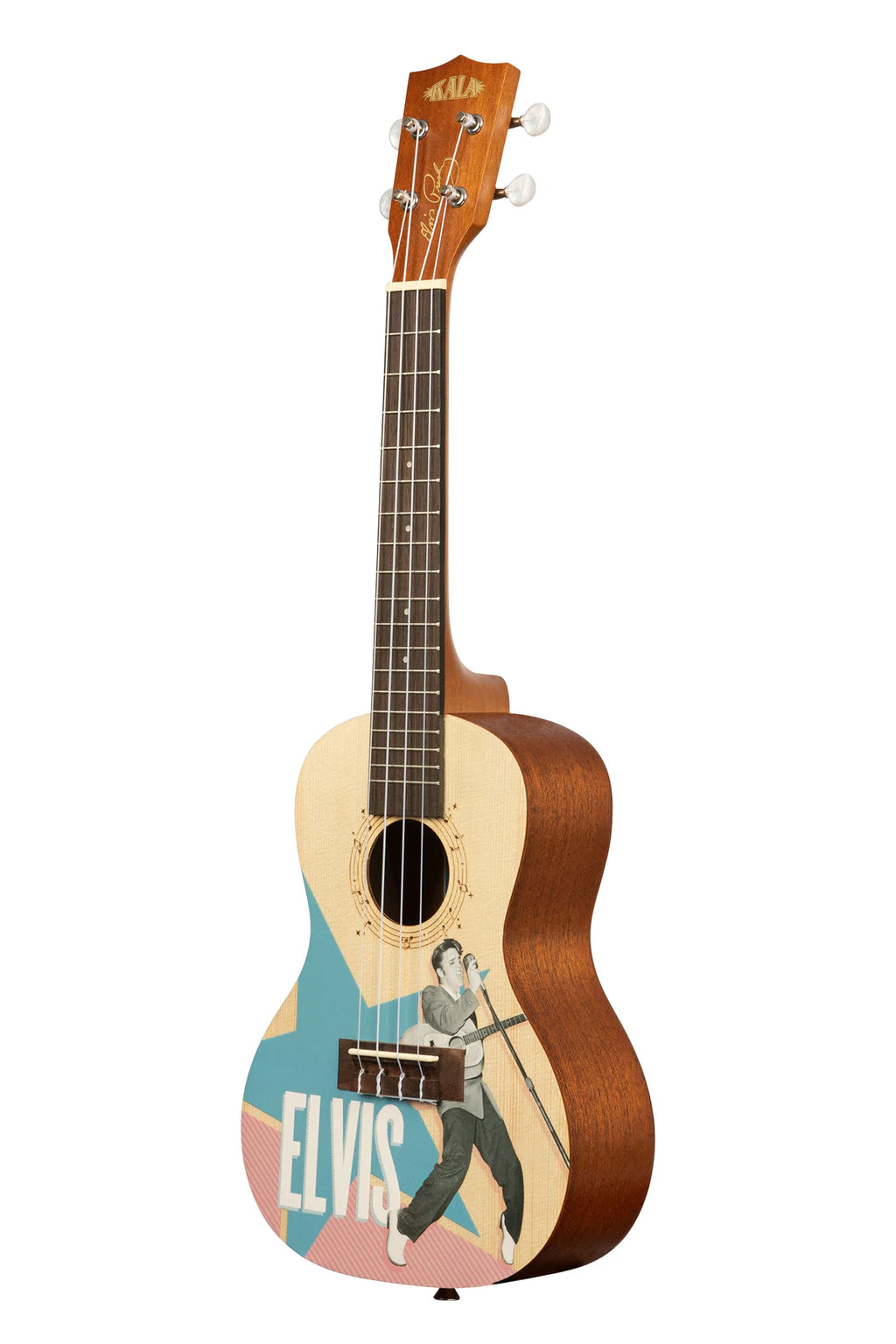 Kala Learn To Play Elvis Rockabilly Concert Ukulele Starter Kit
