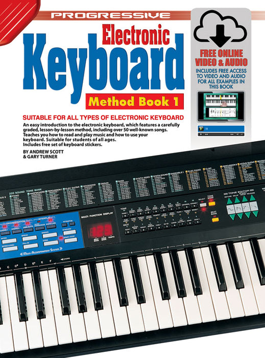 Progressive Keyboard Book 1 w/ Online Media