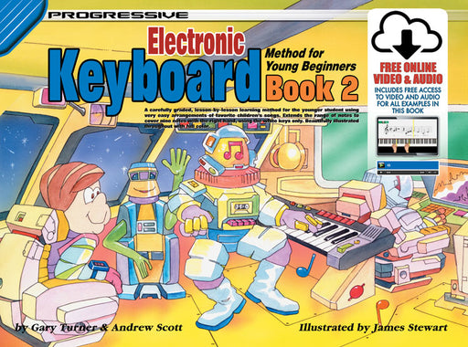Progressive Young Beginner Keyboard Book w/ Online Media