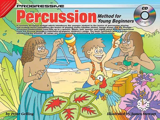 Progressive Percussion Method for Young Beginners BK/CD