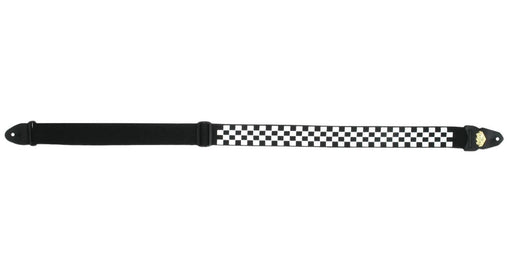LM Guitar Strap with Black and White Checks