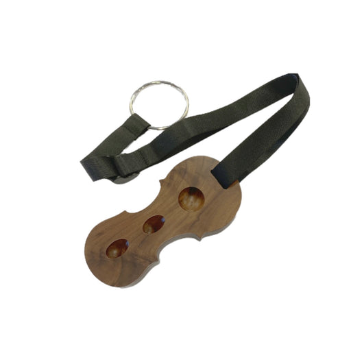 Cello Shaped End Pin Holder Stopper with Strap