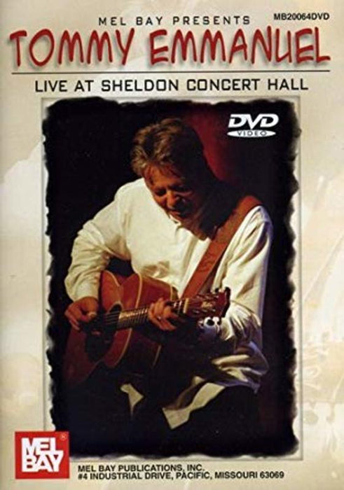 Tommy Emmanuel Live At Sheldon Concert Hall DVD Only