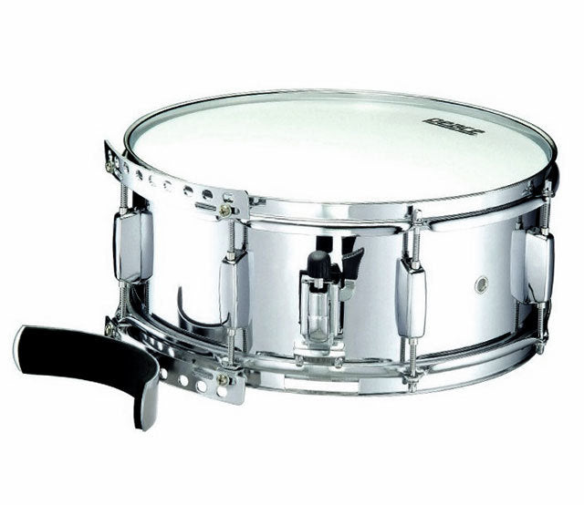 Peace Metal Marching Snare Drum with Leg Rest (14 x 5.5")