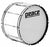 Peace 10-Lug Marching Bass Drum in White (26 x 10")