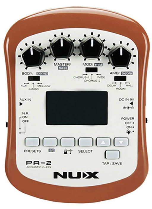 NUX Portable Series PA-2 Acoustic Guitar Multi-FX Unit