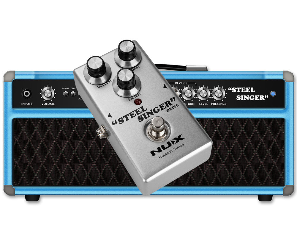 NUX Reissue Series Steel Singer Drive Effects Pedal *EOFYGTRACC