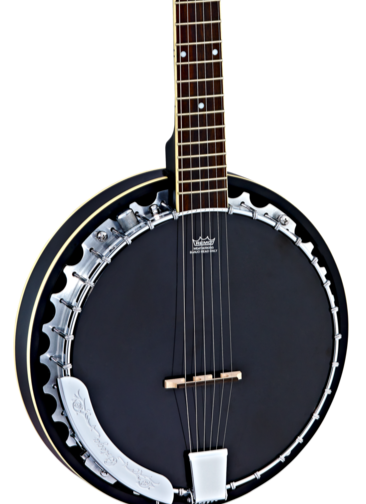 Ortega Raven Series 6 String Banjo Electric