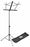 On Stage Music Stand Black Spring Trigger Release w/ Bag