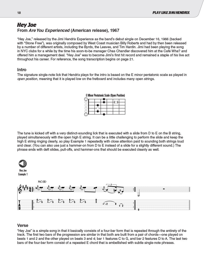 Play like Jimi Hendrix by Andy Aledort