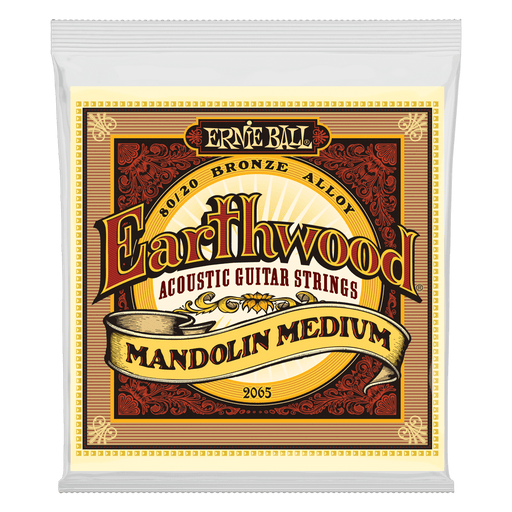 Ernie Ball Earthwood Mandolin Medium Loop End 80/20 Bronze Acoustic Guitar Strings - 10-36