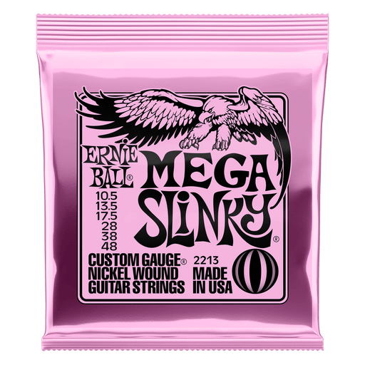 Ernie Ball Mega Slinky Nickel Wound Electric Guitar Strings - 10.5-48