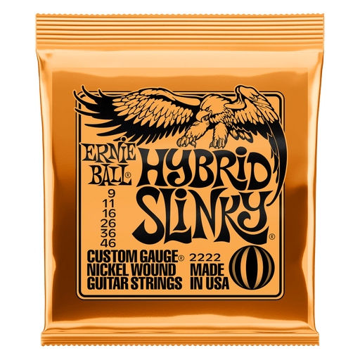 Ernie Ball Hybrid Slinky Nickel Wound Electric Guitar Strings - 9-46