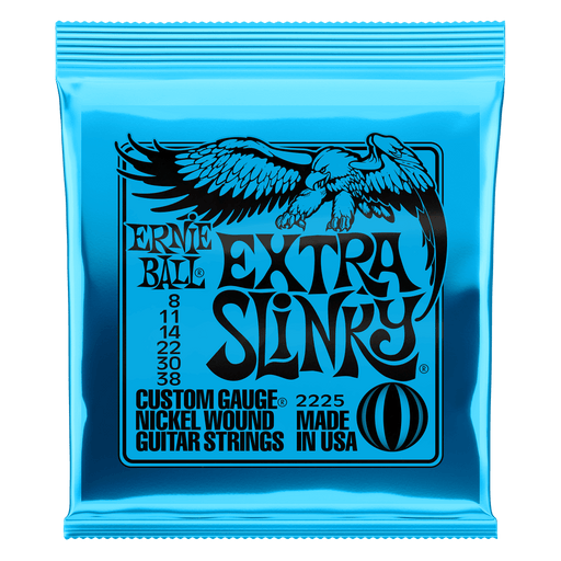 Ernie Ball Extra Slinky Nickel Wound Electric Guitar Strings - 8-38