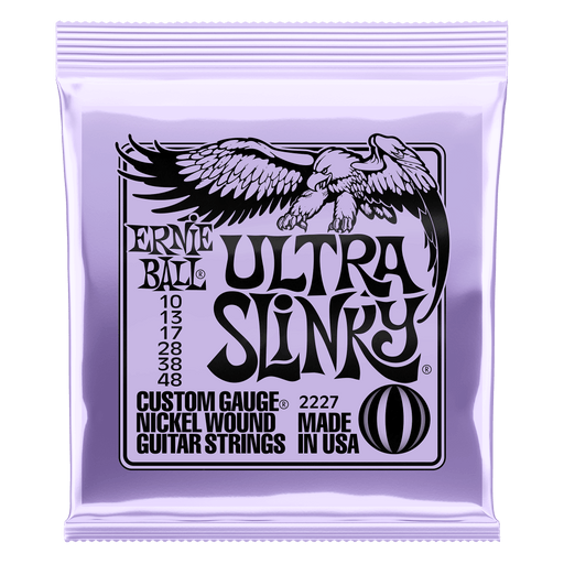 Ernie Ball Ultra Slinky Nickel Wound Electric Guitar Strings - 10-48